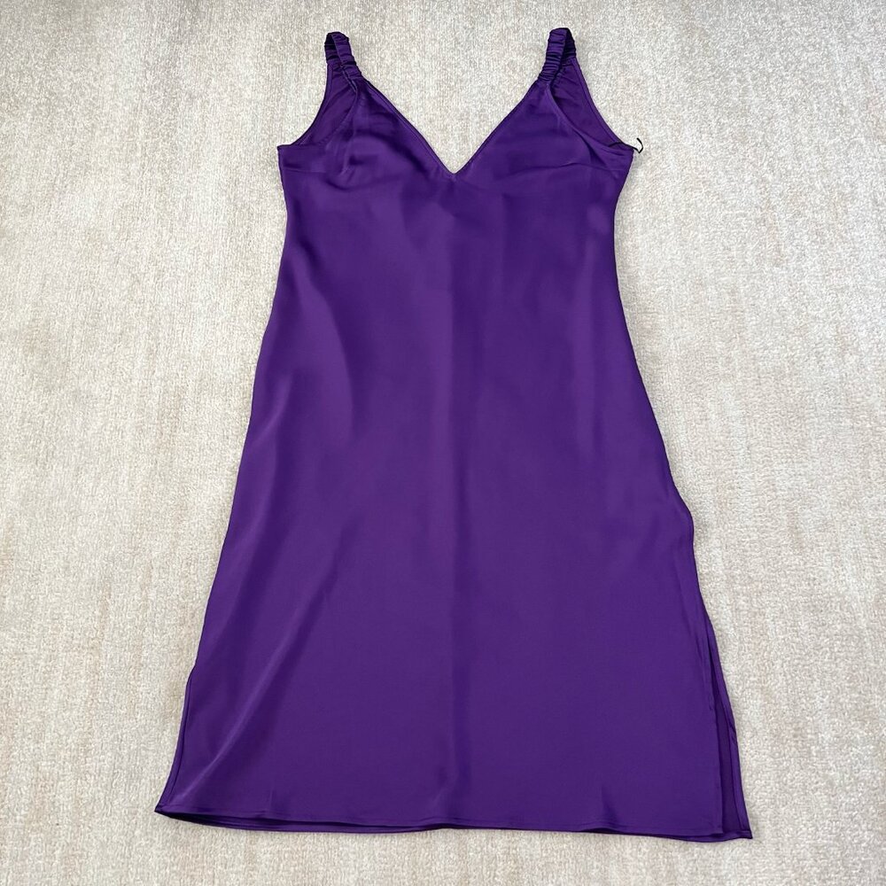 Future Collective Alani Noelle Purple Slip Dress L